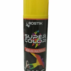 Spray Acrílico Amarelo Semáforo Bostik Super Color RAL 1023