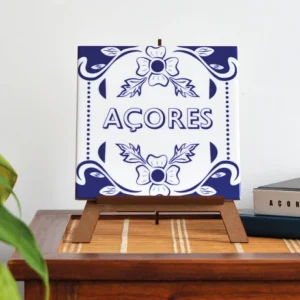Azulejo Duas Hortênsias