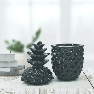 Ananás Decorativo Preto