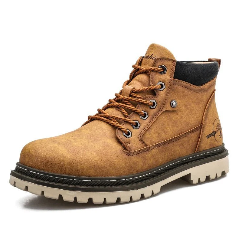 Botas de couro de cano alto para homem: Estilo, conforto e durabilidade combinados - Image 3